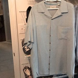 Light blue silk shirt
